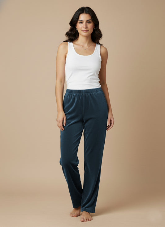 Spodnie welurowe bawełniane miękkość, styl i swoboda ruchu