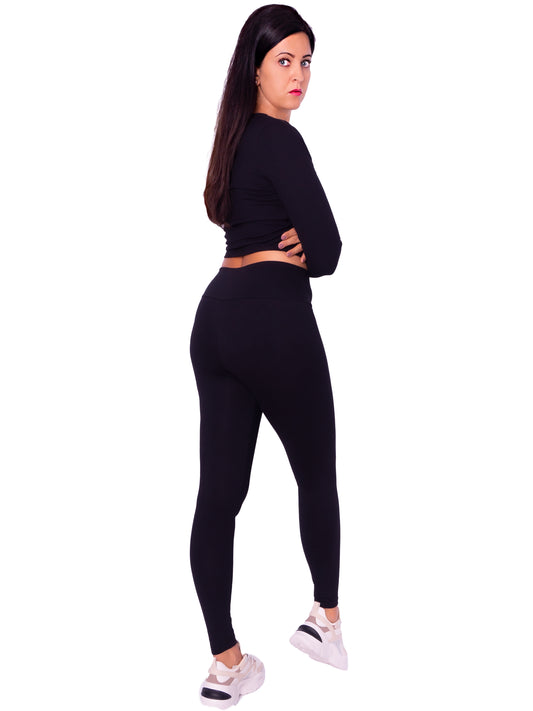 Long high-waisted leggings