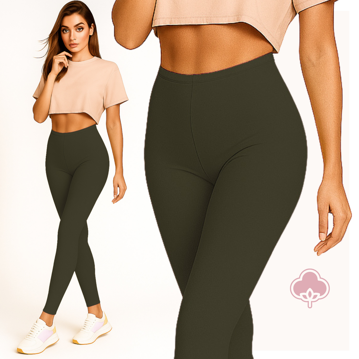 Legginsy długie