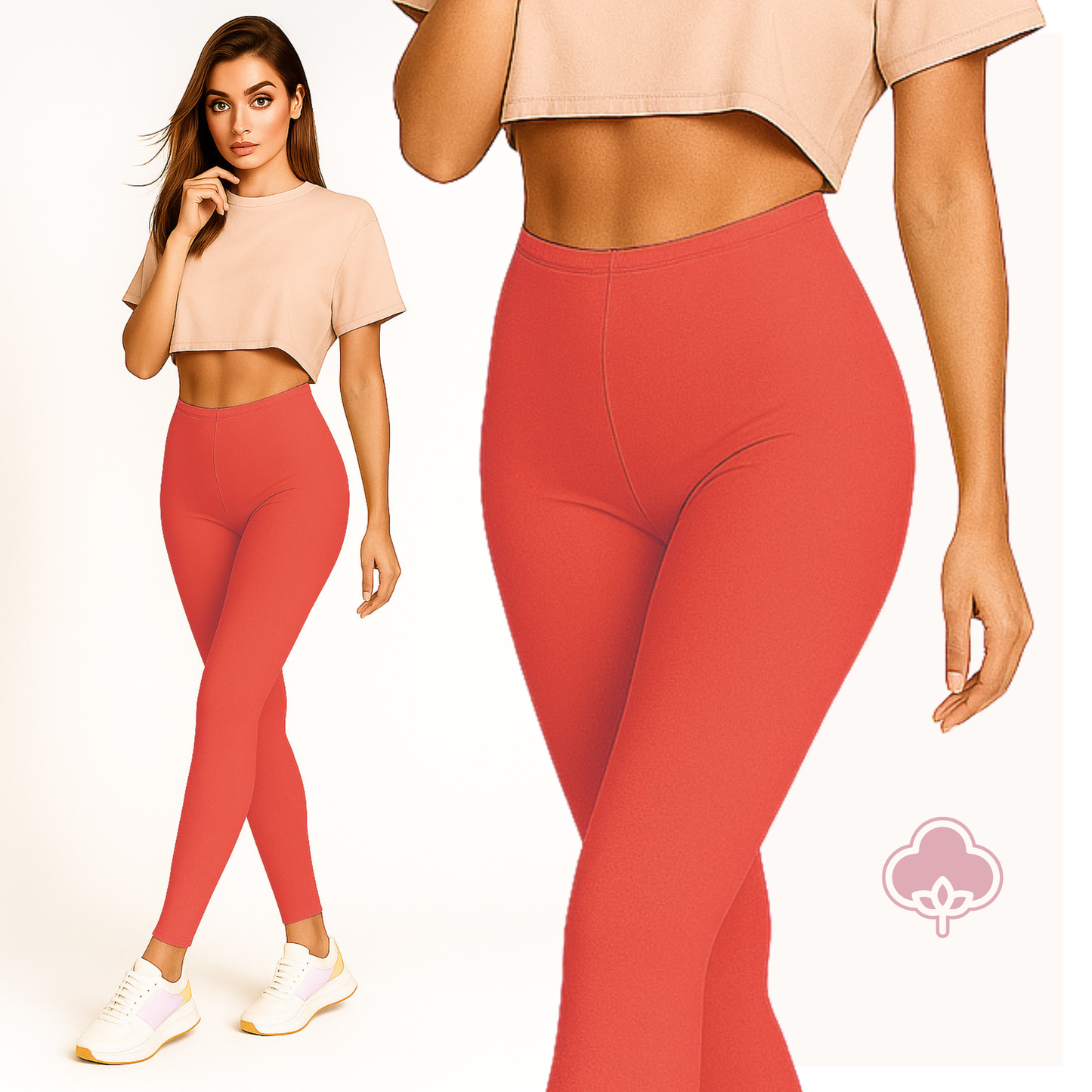 Legginsy długie