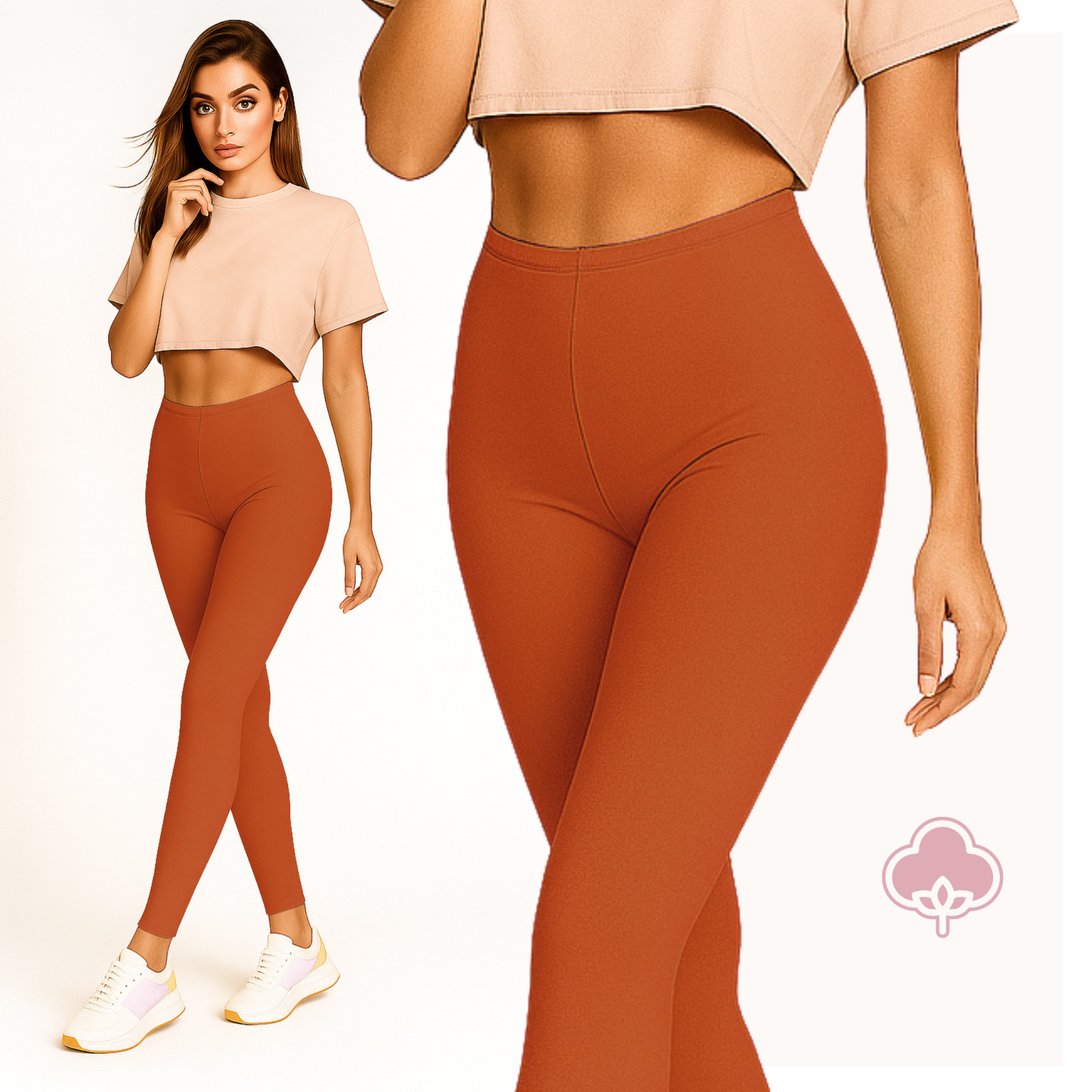 Legginsy długie