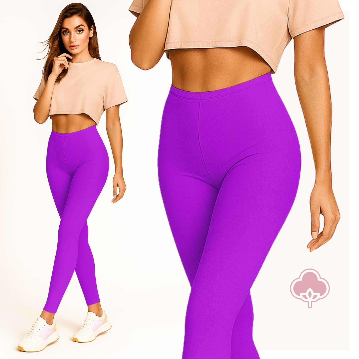 Legginsy długie