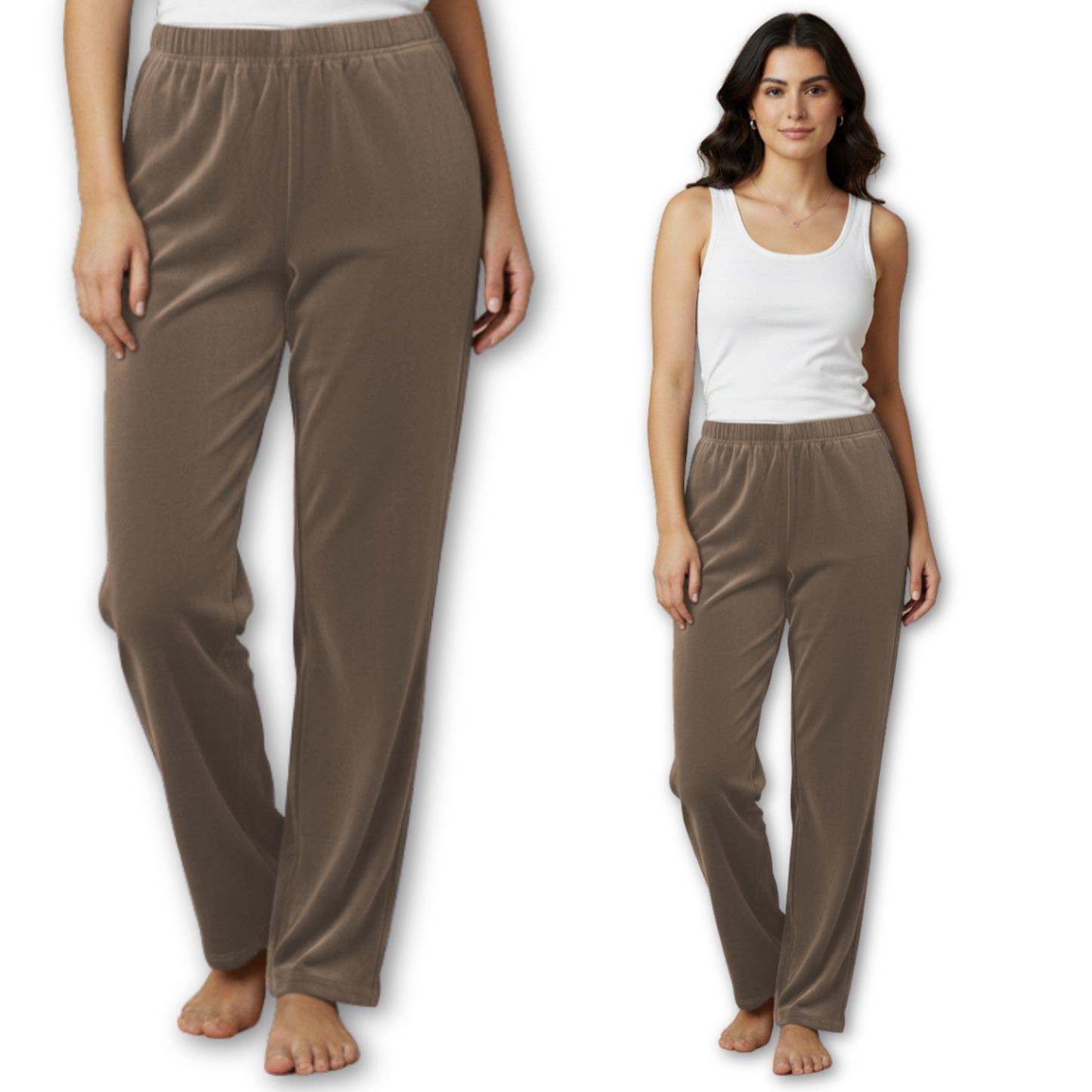 Spodnie welurowe bawełniane miękkość, styl i swoboda ruchu