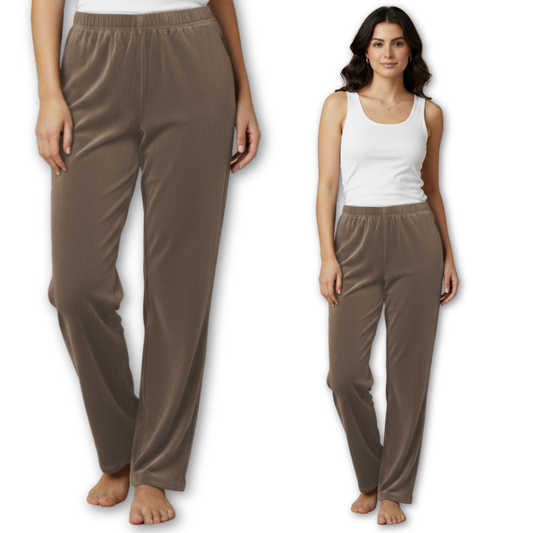 Spodnie welurowe bawełniane miękkość, styl i swoboda ruchu