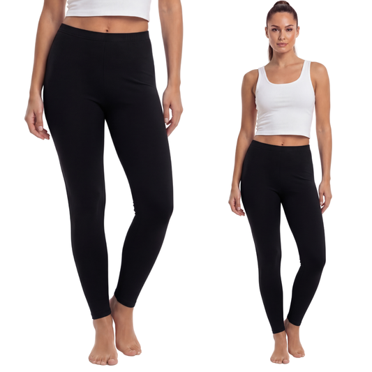 Legginsy długie bawełniane