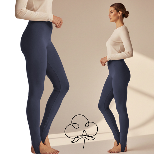 Legginsy Bawełniane Ocieplane „Narciarki” – Poczuj Przytulne Ciepło