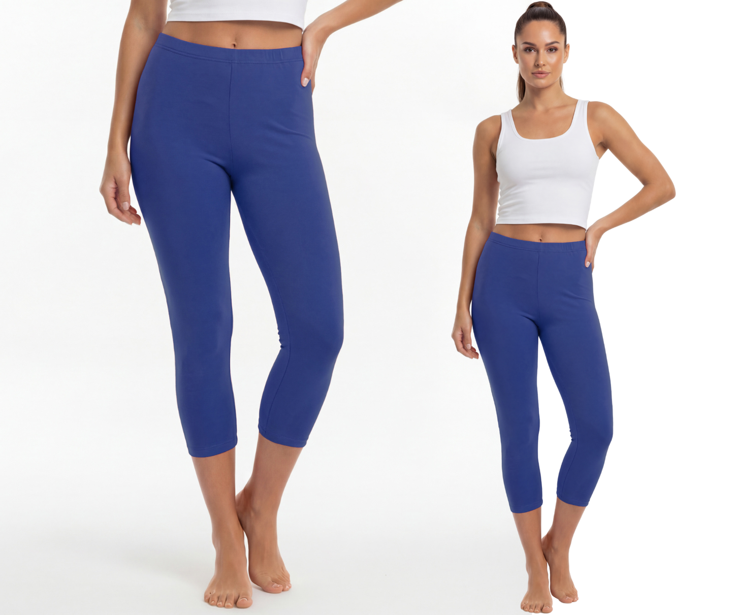 Legginsy bawełniane 3/4