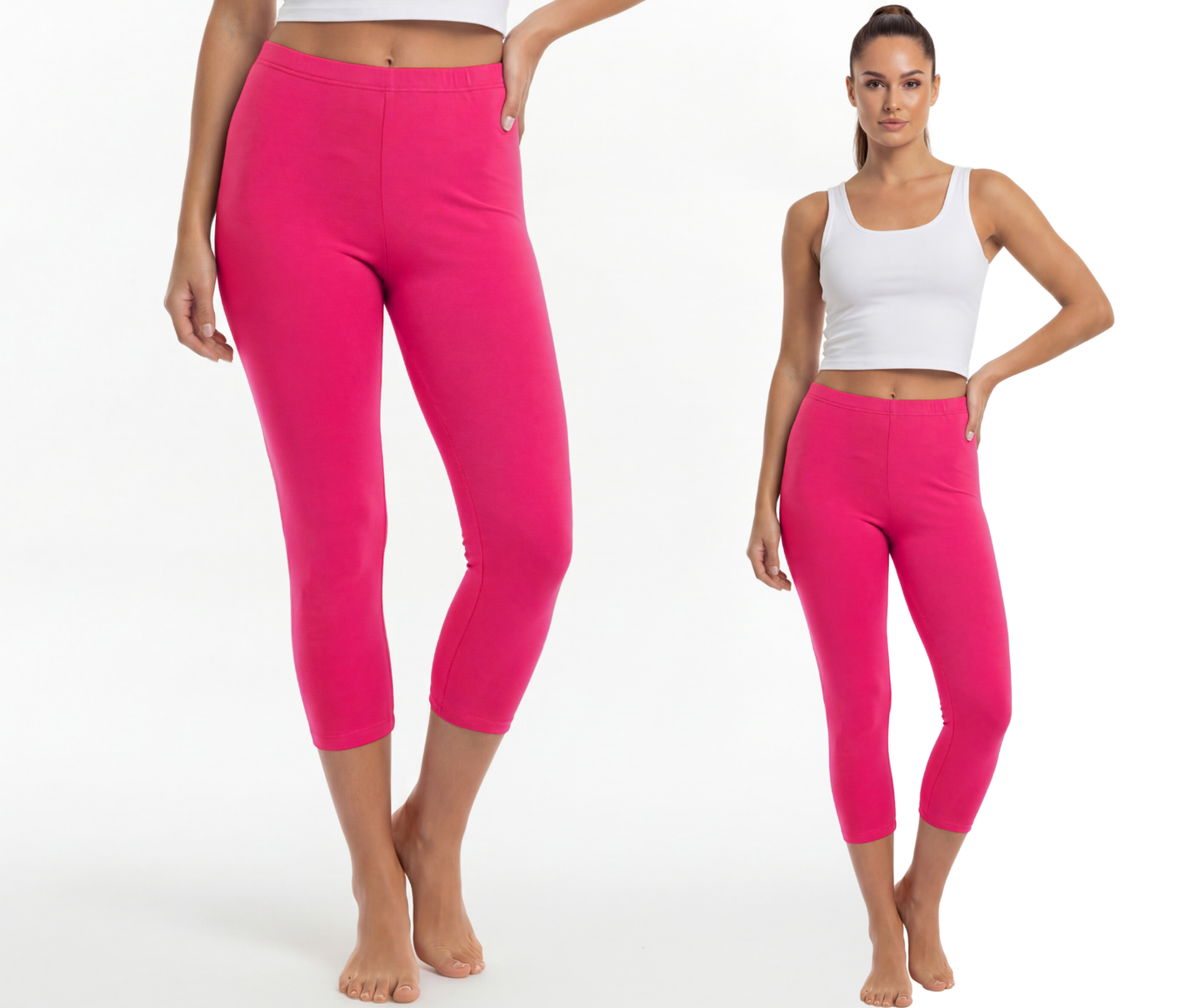 Legginsy bawełniane 3/4
