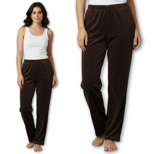 Spodnie welurowe bawełniane miękkość, styl i swoboda ruchu