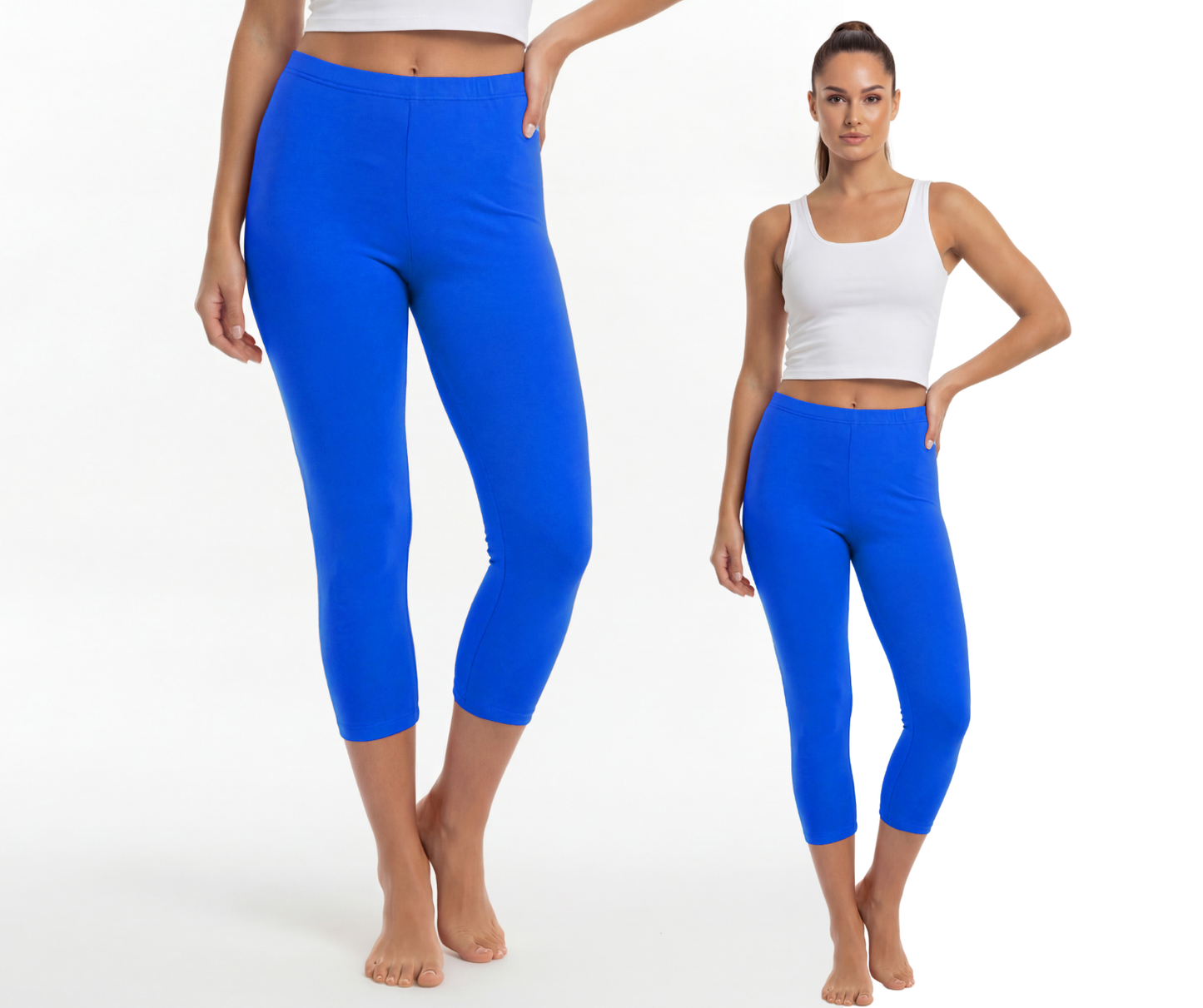Legginsy bawełniane 3/4