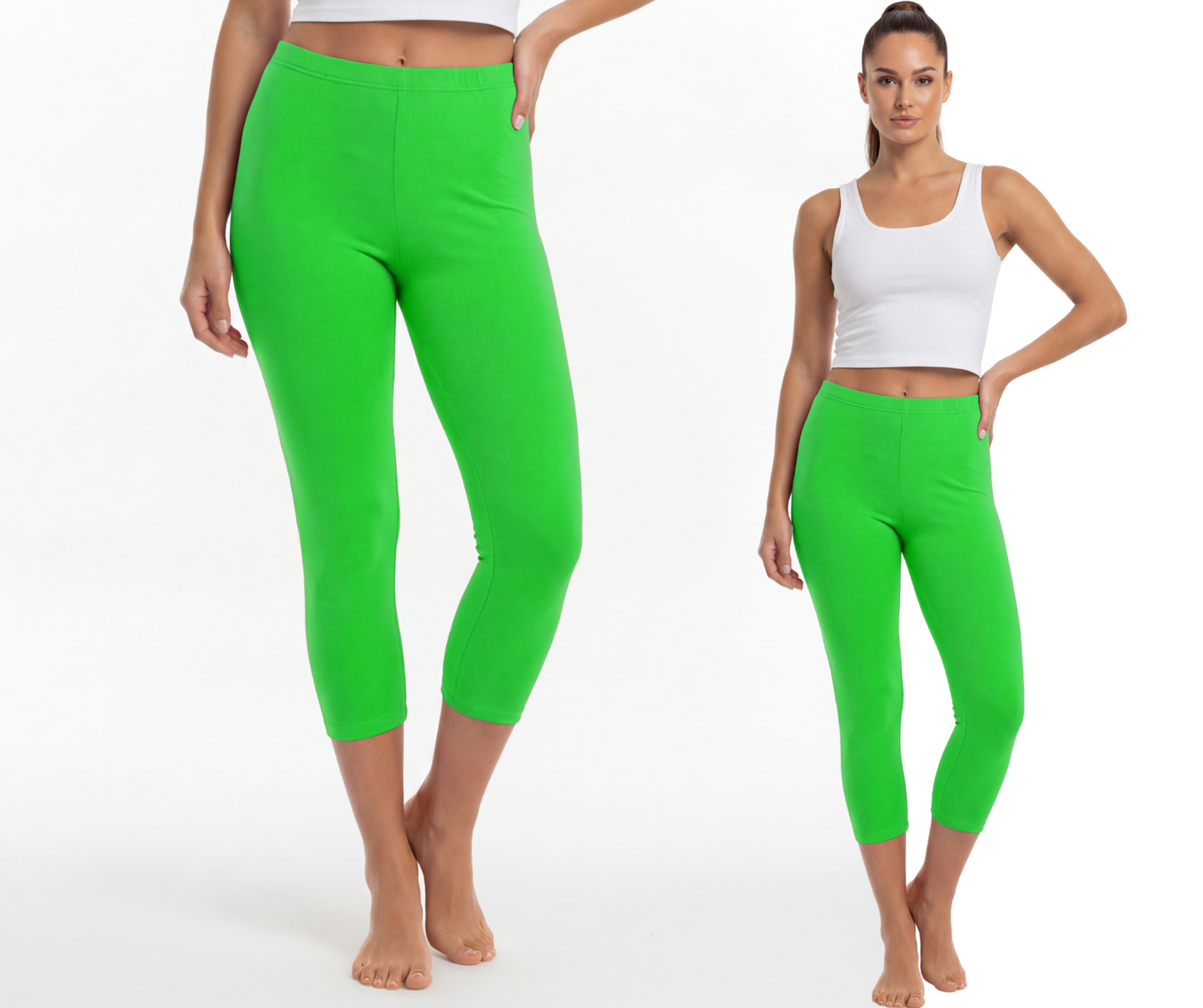 Legginsy bawełniane 3/4